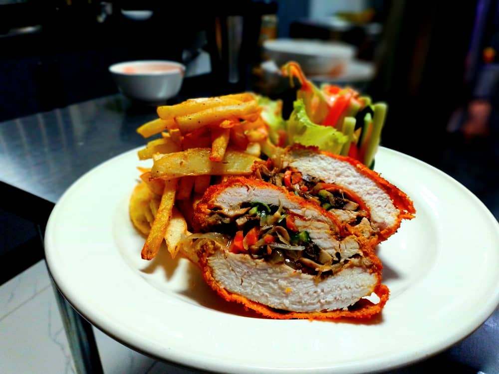 Gourmet Stuffed Chicken Roll