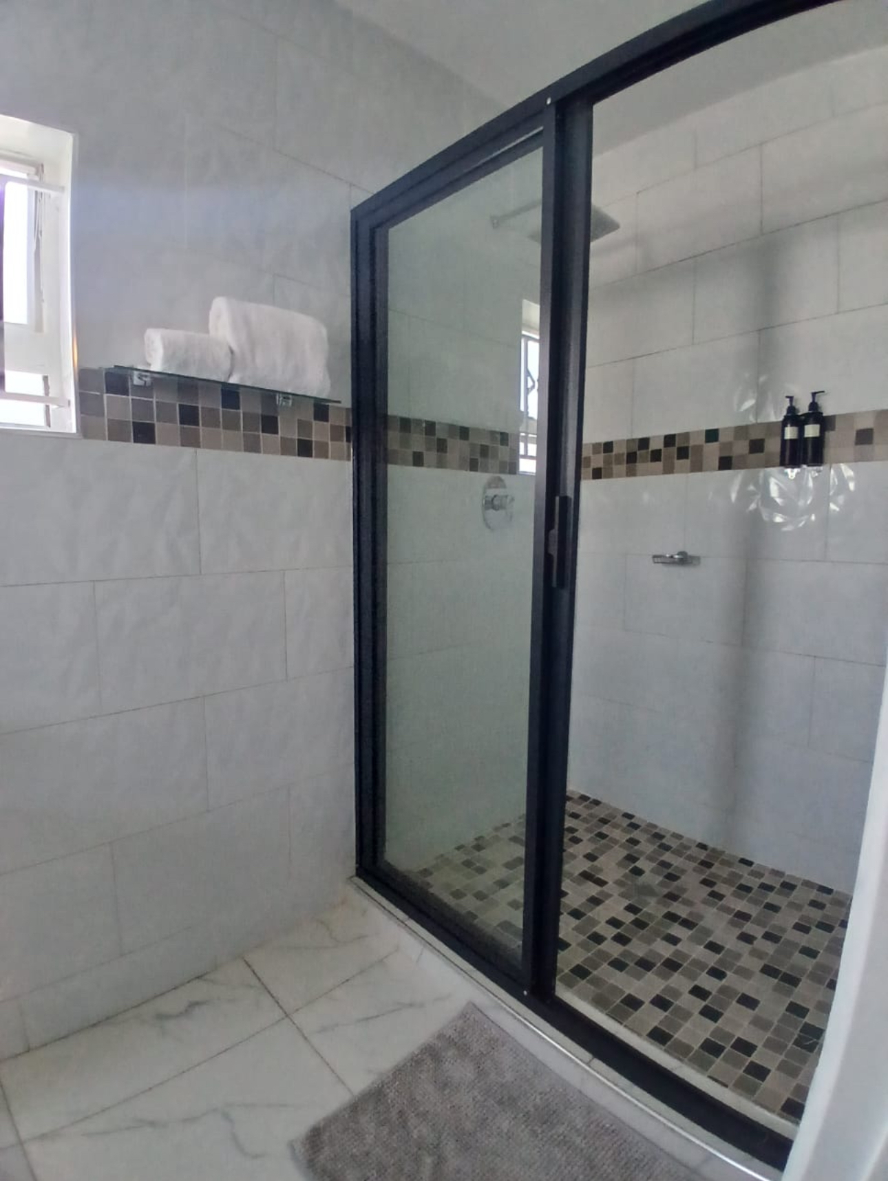 Twin Room - Private Bathroom and Amenities